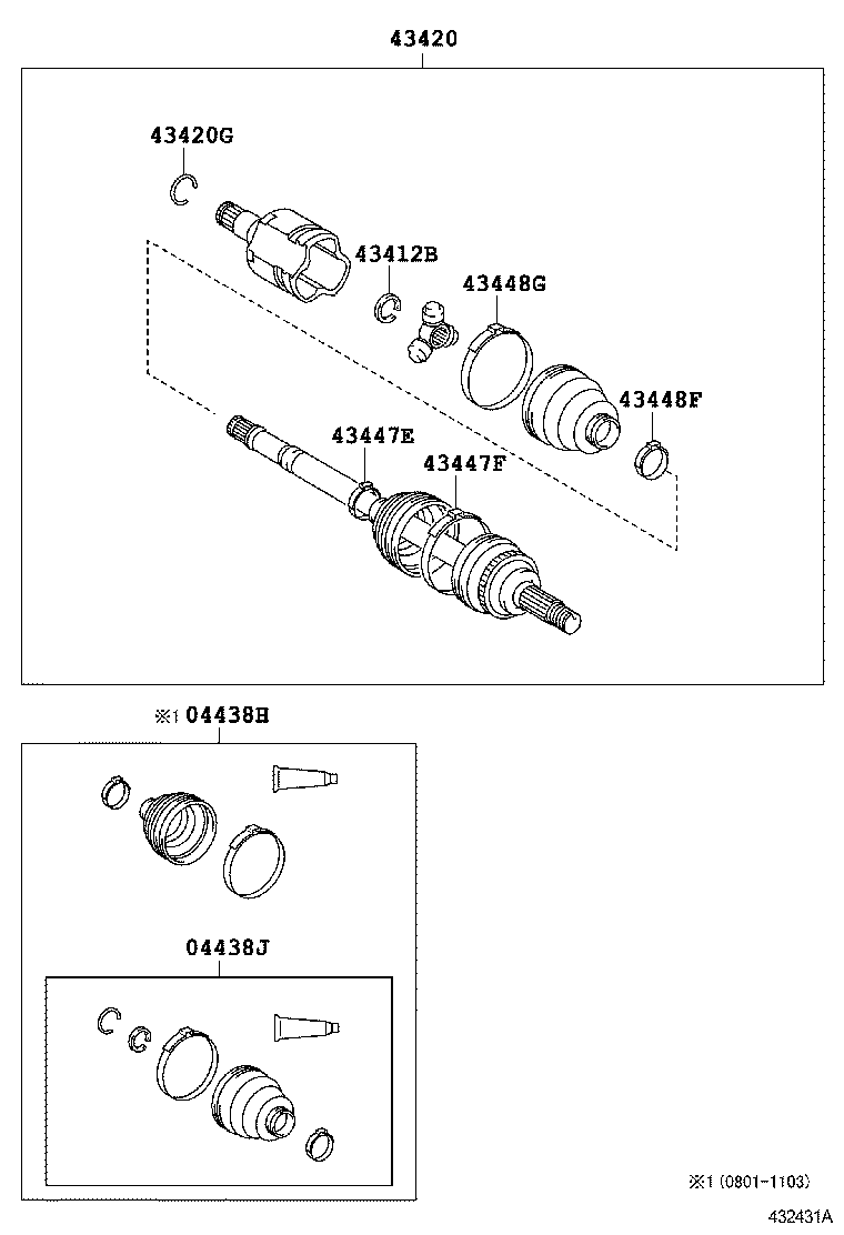  MATRIX |  FRONT DRIVE SHAFT
