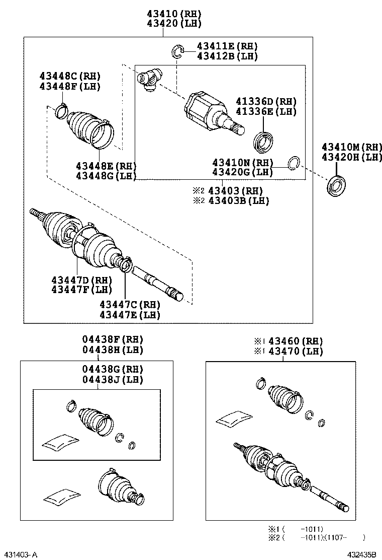  FJ CRUISER |  FRONT DRIVE SHAFT