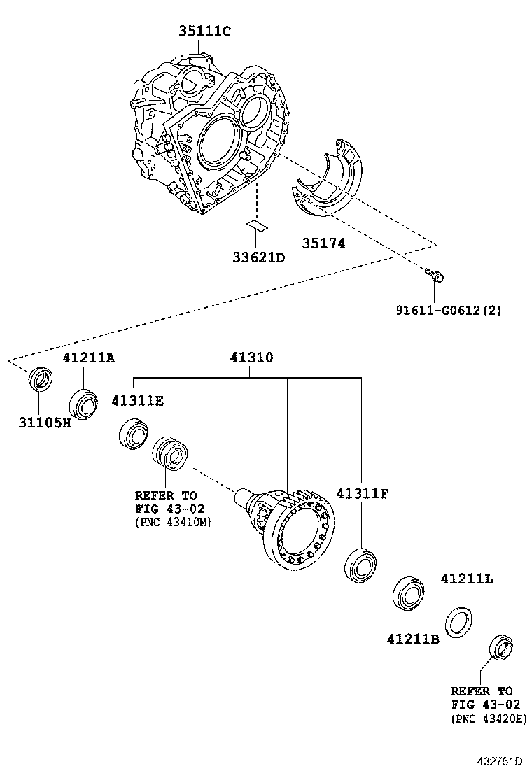  RX350 450H |  FRONT AXLE HOUSING DIFFERENTIAL