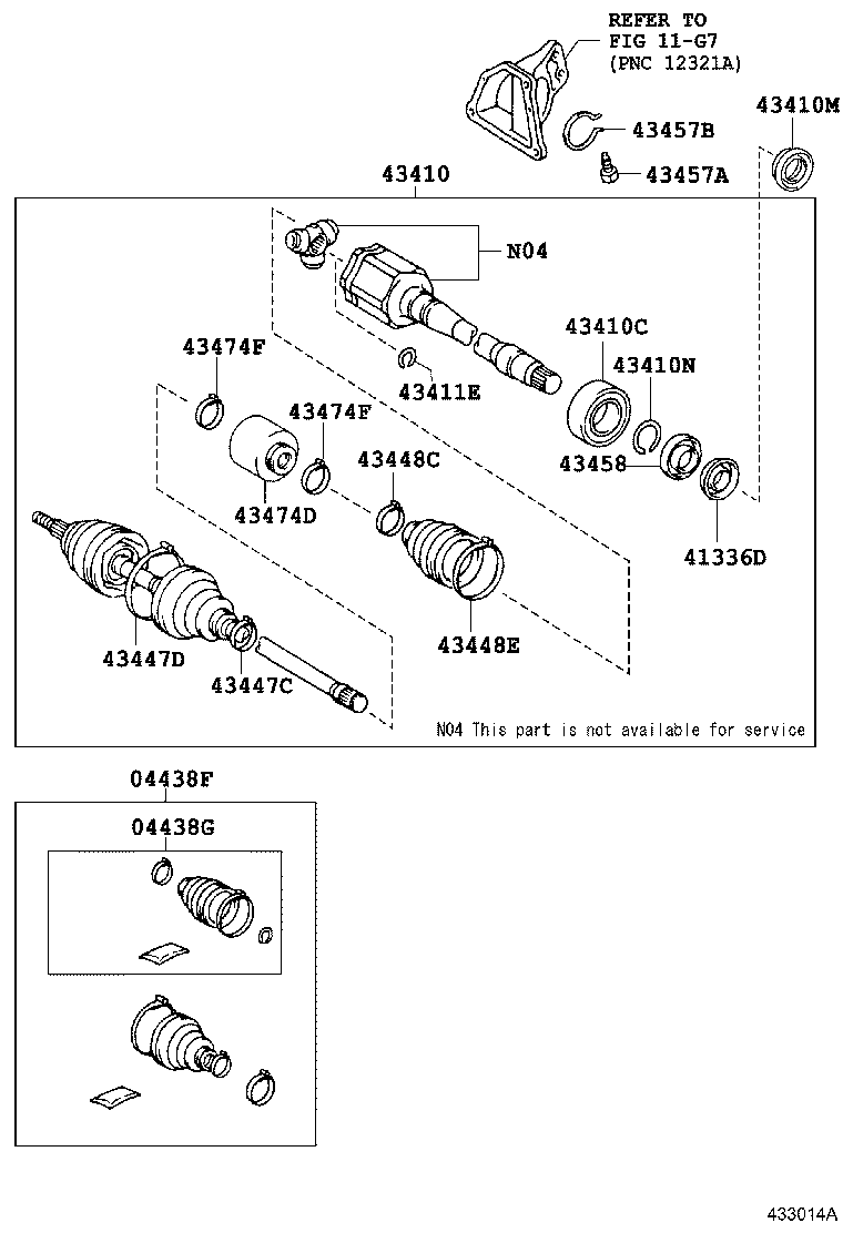  RX350 450H |  FRONT DRIVE SHAFT