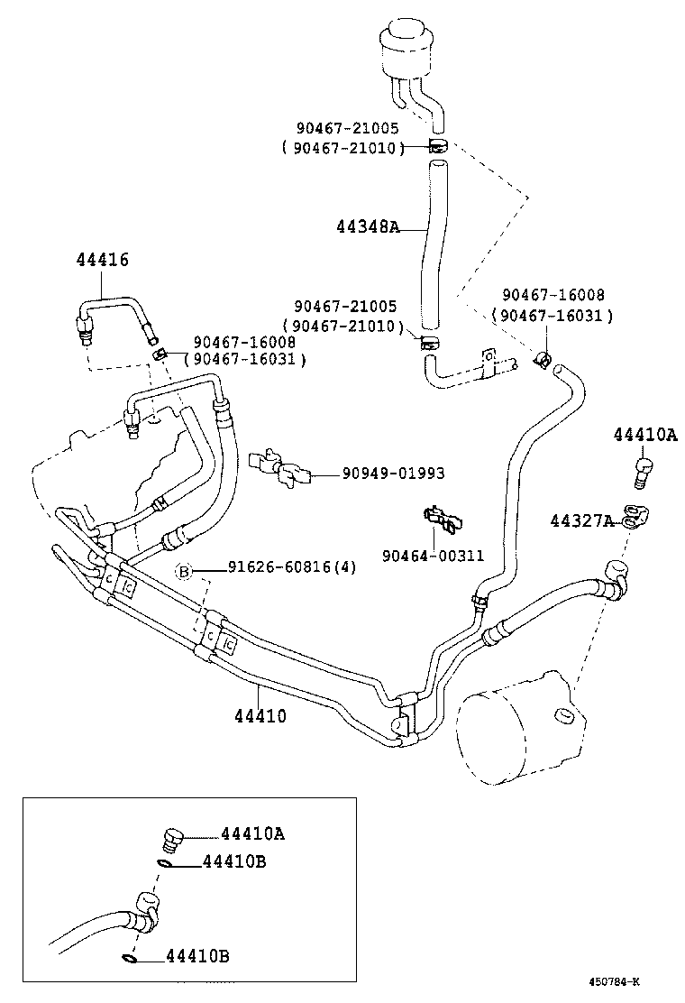  LAND CRUISER 70 |  POWER STEERING TUBE