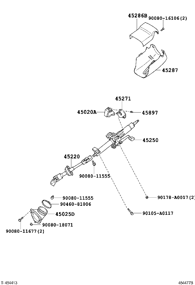  CAMRY NAP |  STEERING COLUMN SHAFT