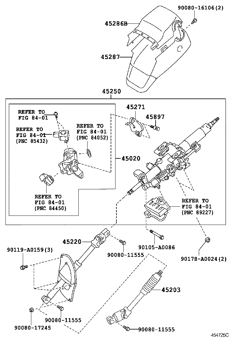  TUNDRA |  STEERING COLUMN SHAFT