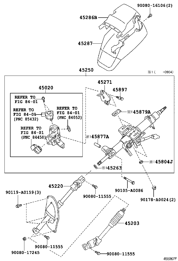  SEQUOIA |  STEERING COLUMN SHAFT