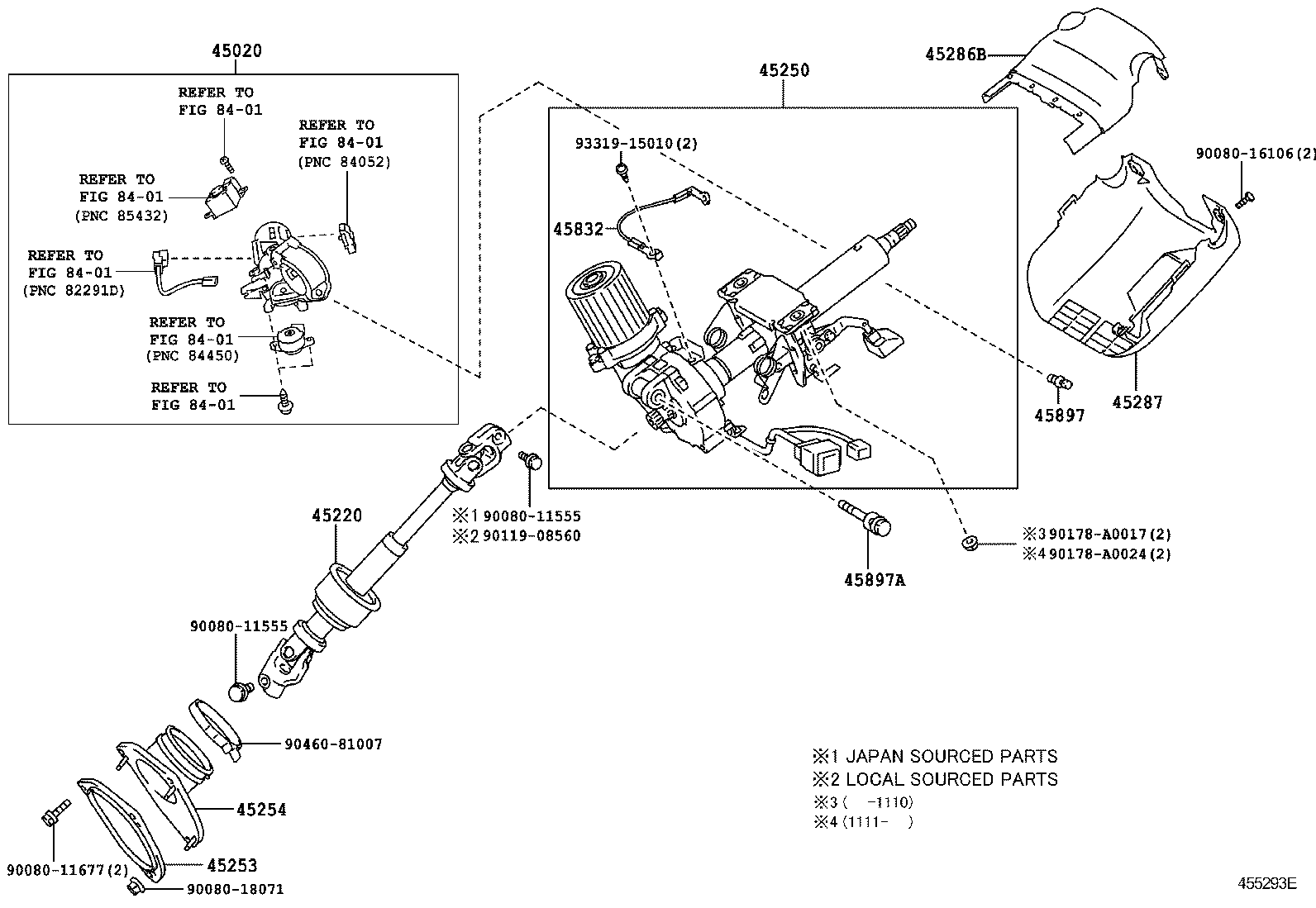  VENZA |  STEERING COLUMN SHAFT