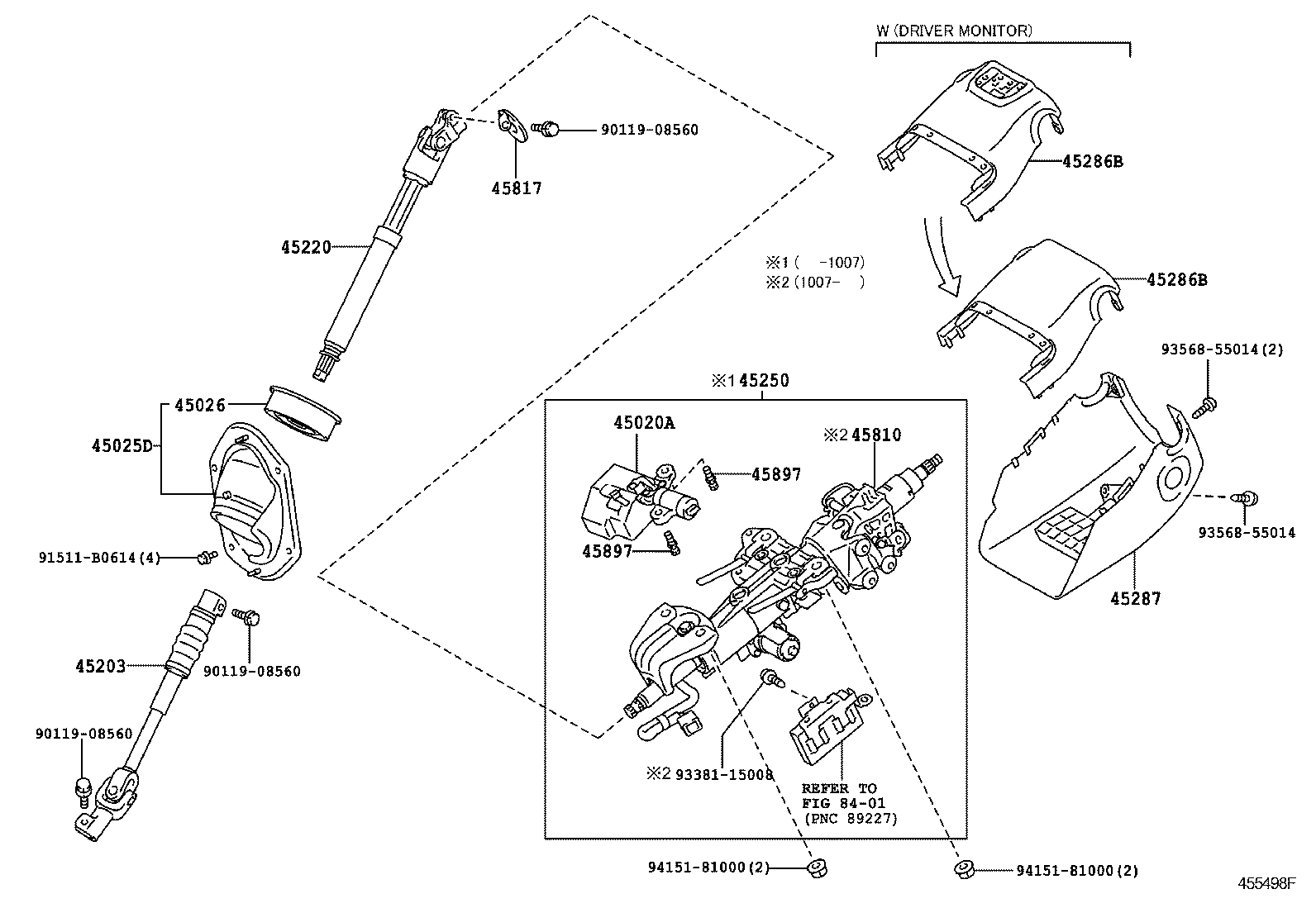  GX460 |  STEERING COLUMN SHAFT