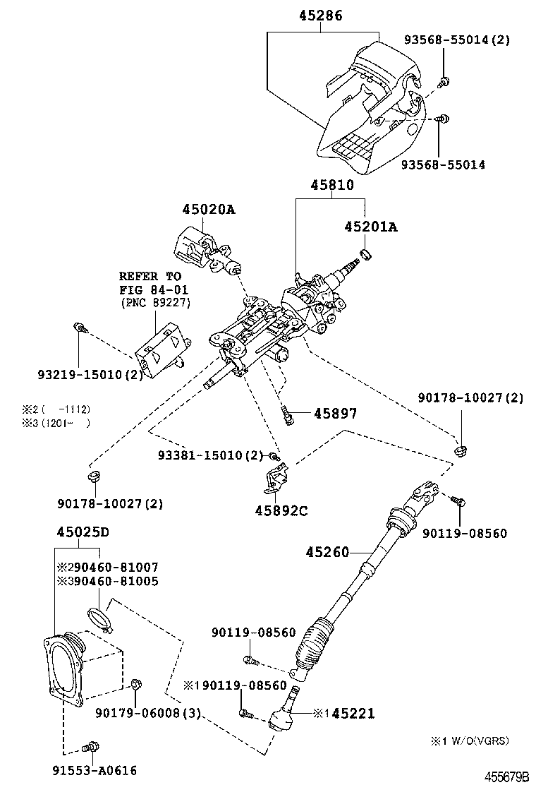  LS460 460L |  STEERING COLUMN SHAFT