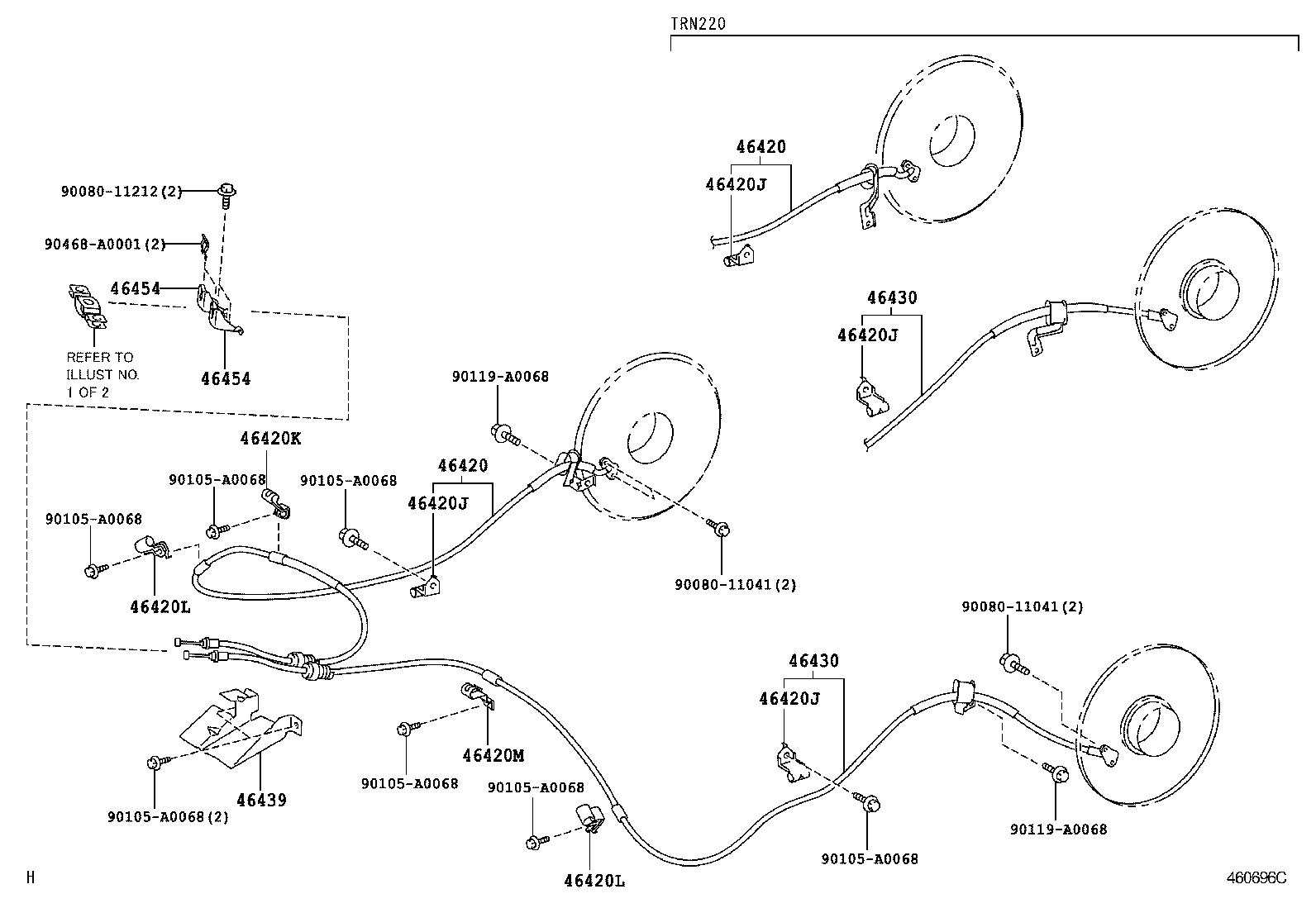  TACOMA |  PARKING BRAKE CABLE