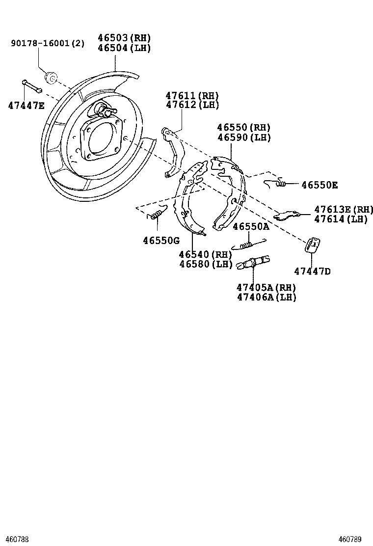  RAV4 JPP |  PARKING BRAKE CABLE