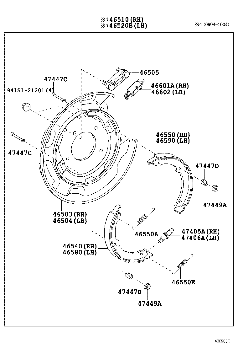  TUNDRA |  PARKING BRAKE CABLE