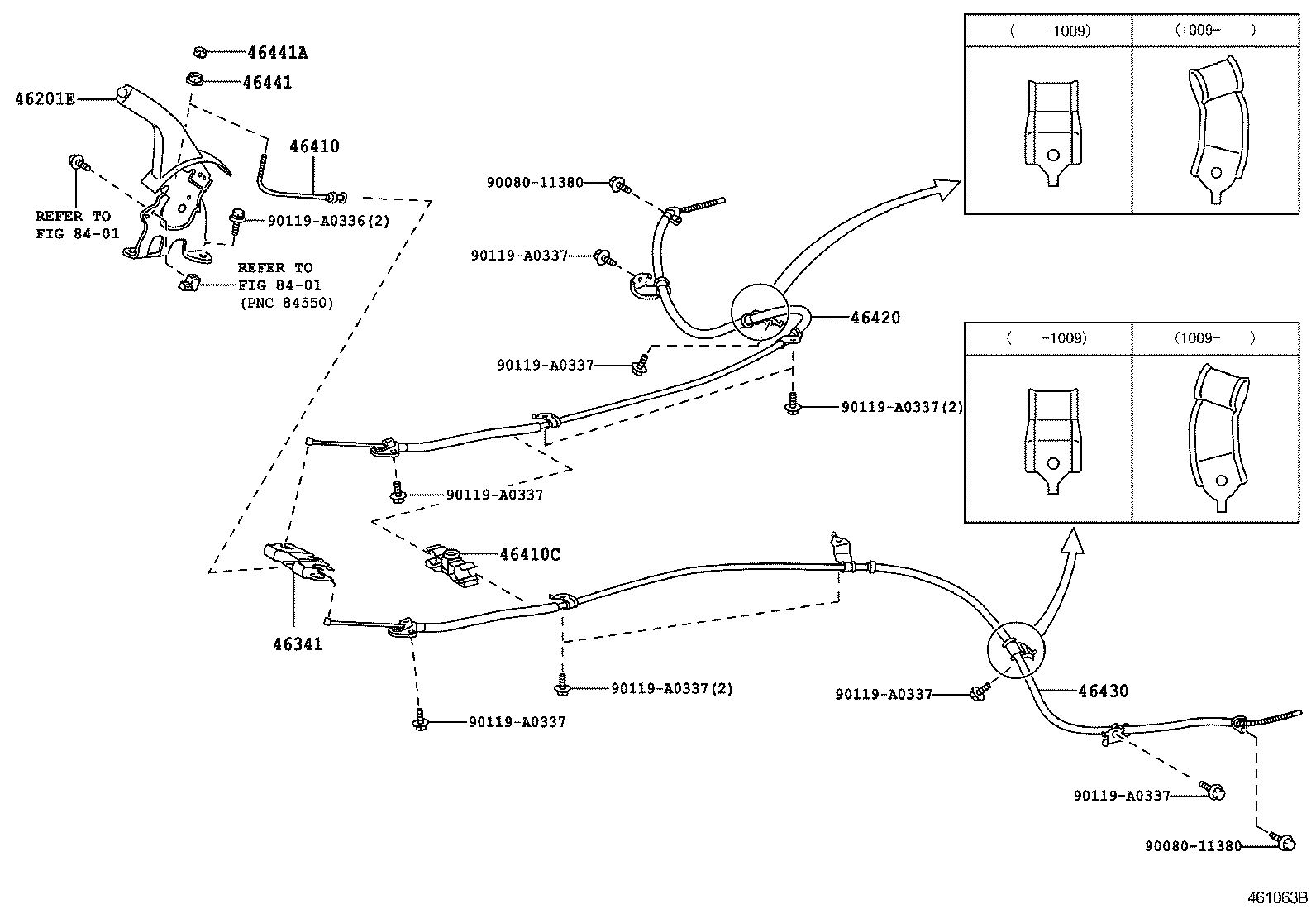  RAV4 NAP |  PARKING BRAKE CABLE