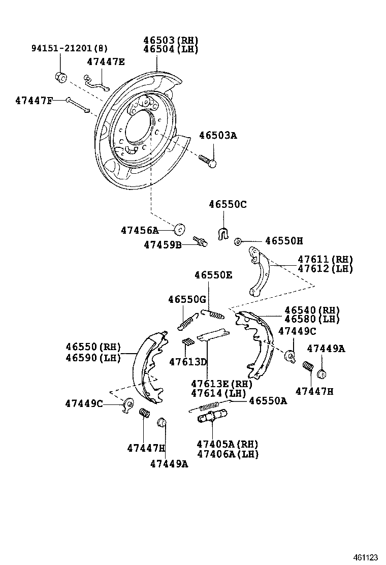  GX460 |  PARKING BRAKE CABLE