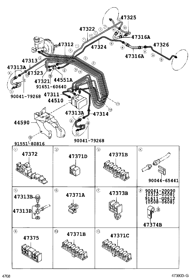  AVANZA |  BRAKE TUBE CLAMP