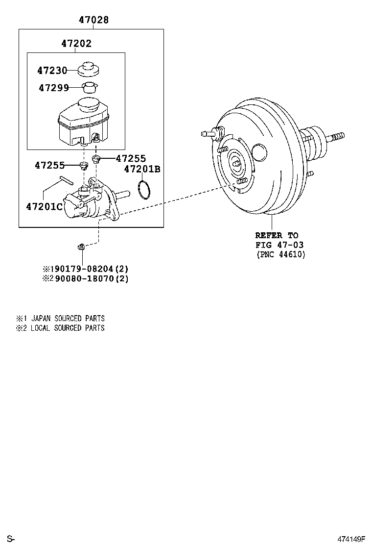  TACOMA |  BRAKE MASTER CYLINDER