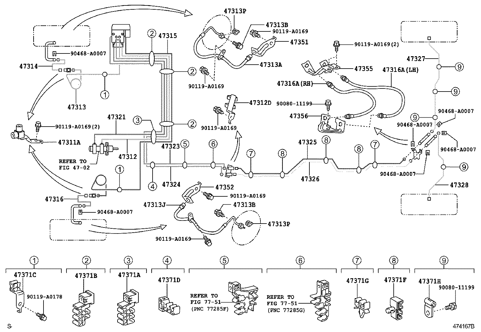  TACOMA |  BRAKE TUBE CLAMP