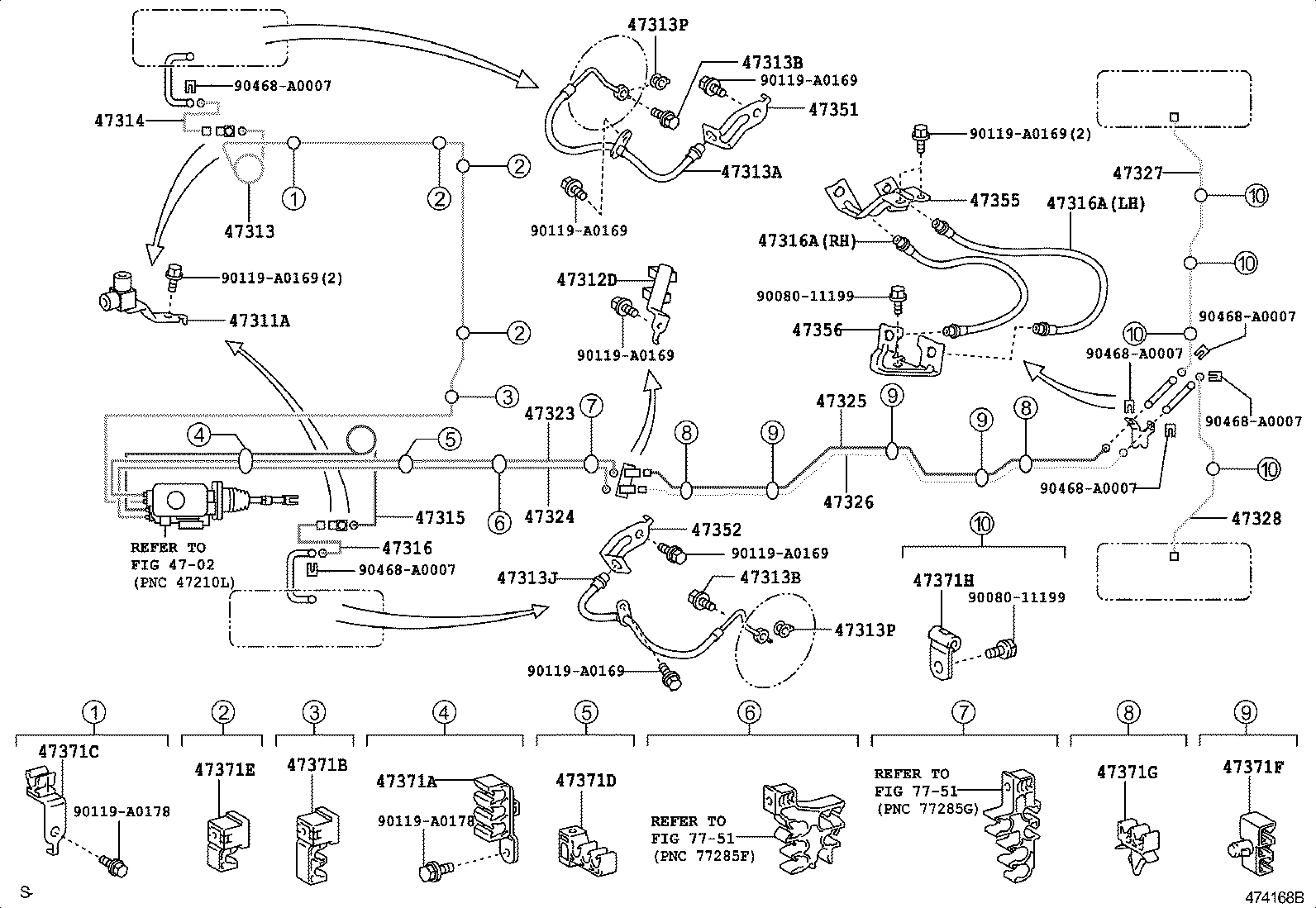  TACOMA |  BRAKE TUBE CLAMP