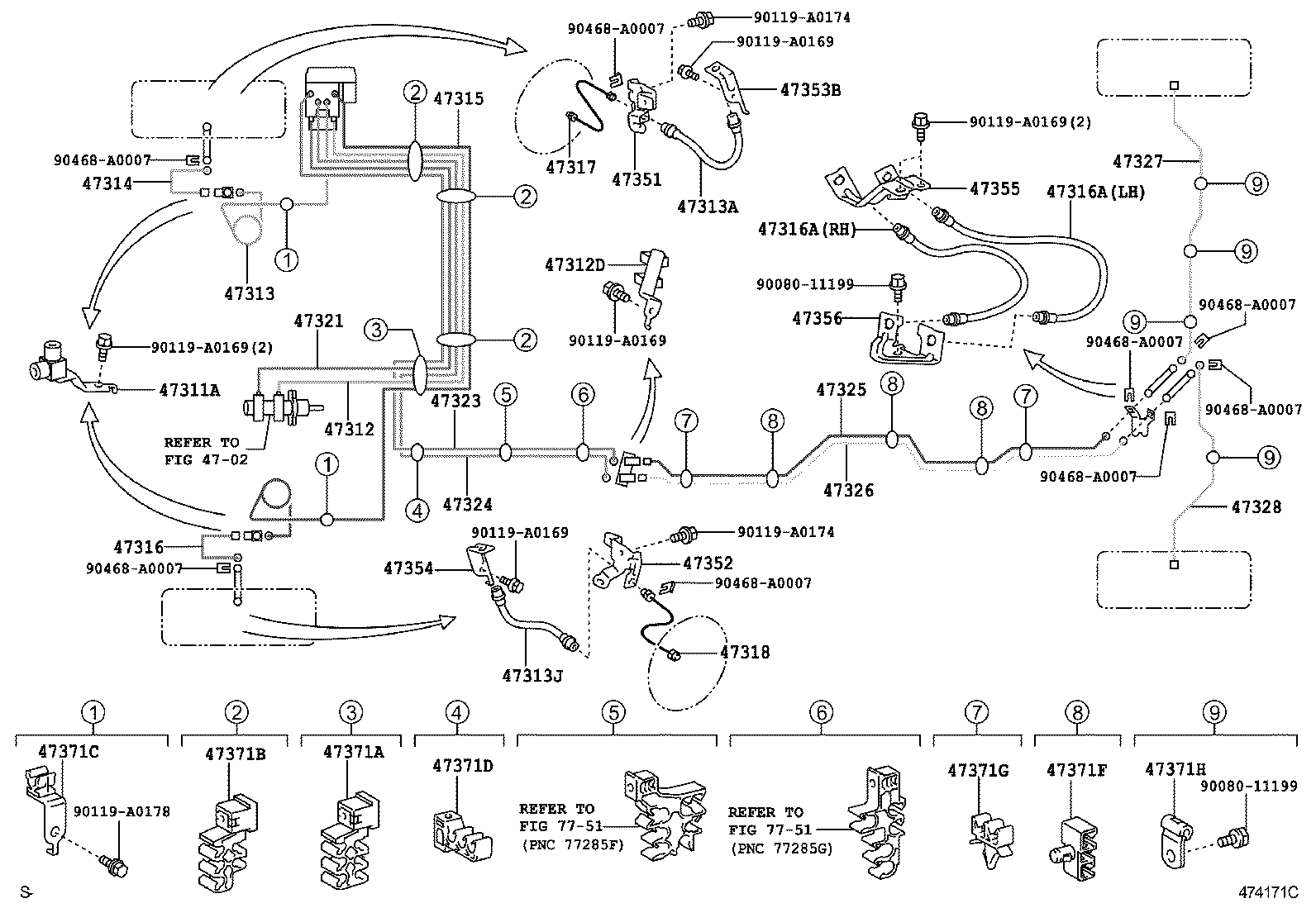  TACOMA |  BRAKE TUBE CLAMP