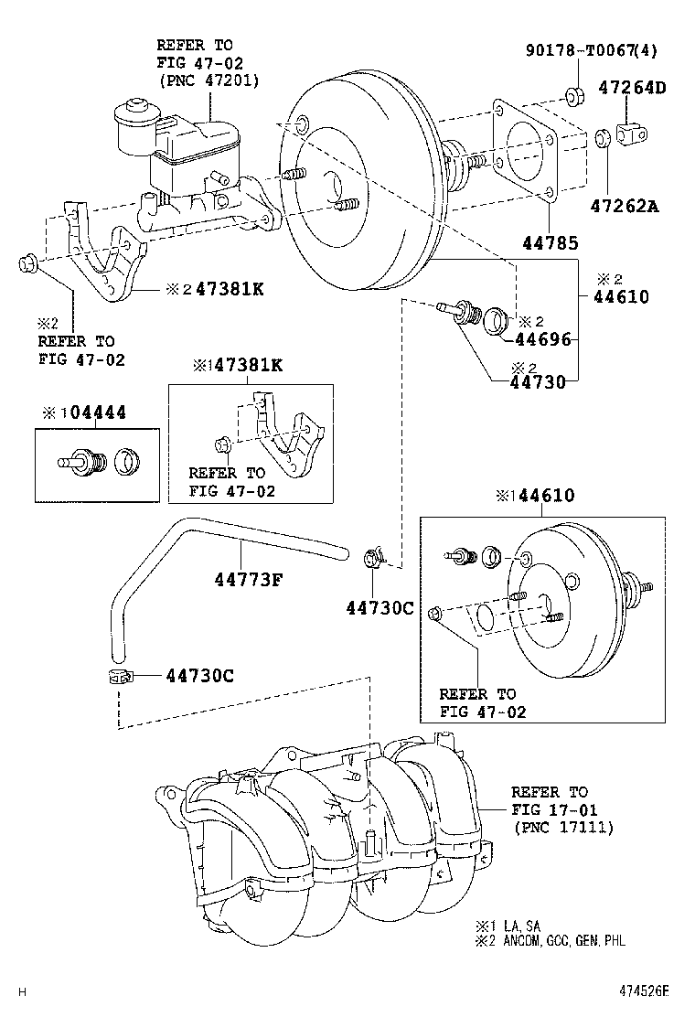  HILUX |  BRAKE BOOSTER VACUUM TUBE