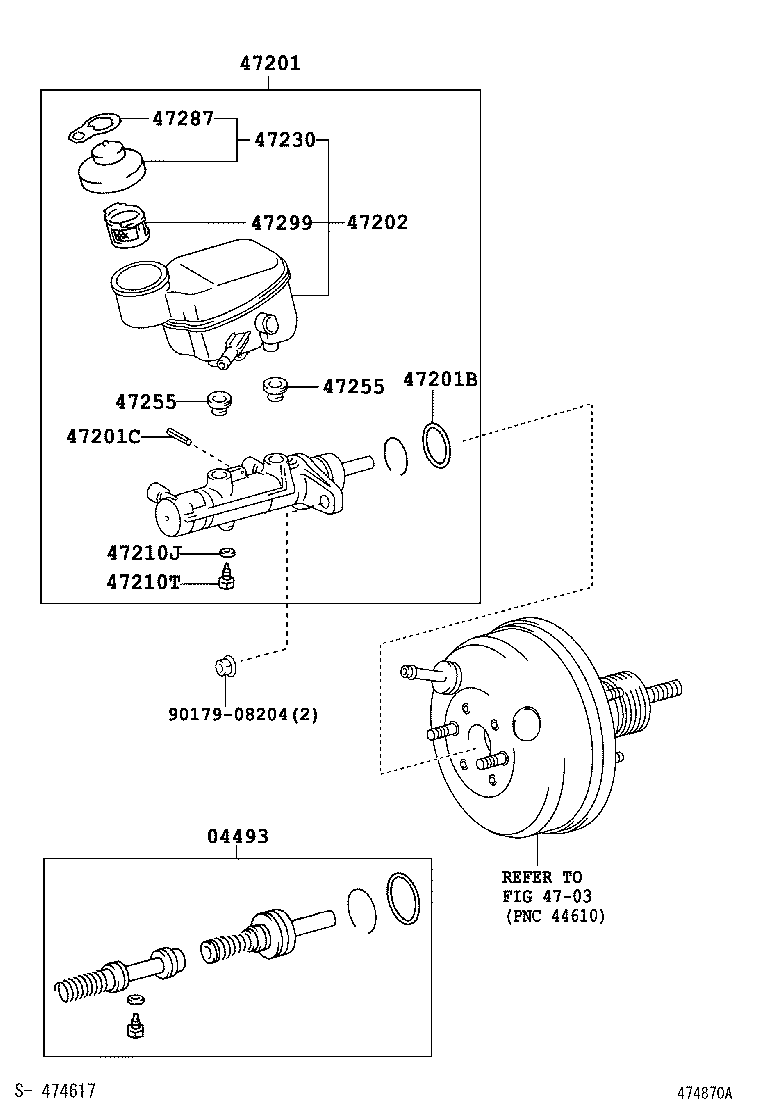  YARIS |  BRAKE MASTER CYLINDER