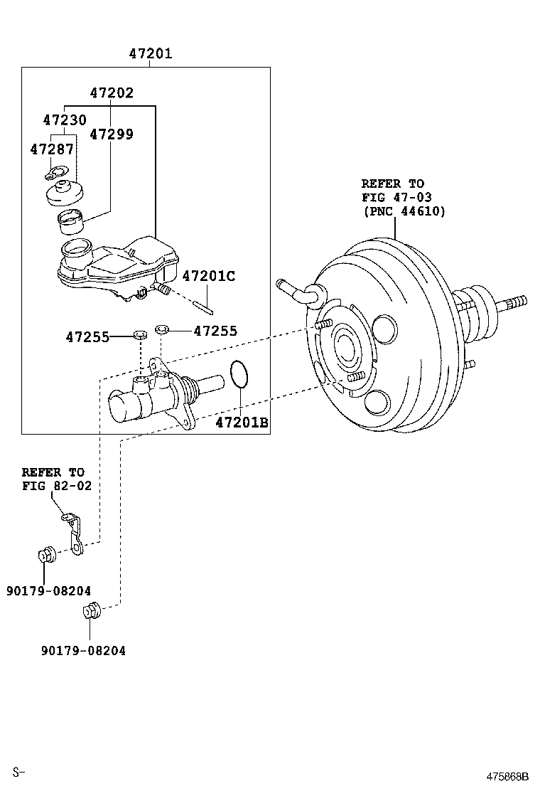  SCION XB |  BRAKE MASTER CYLINDER