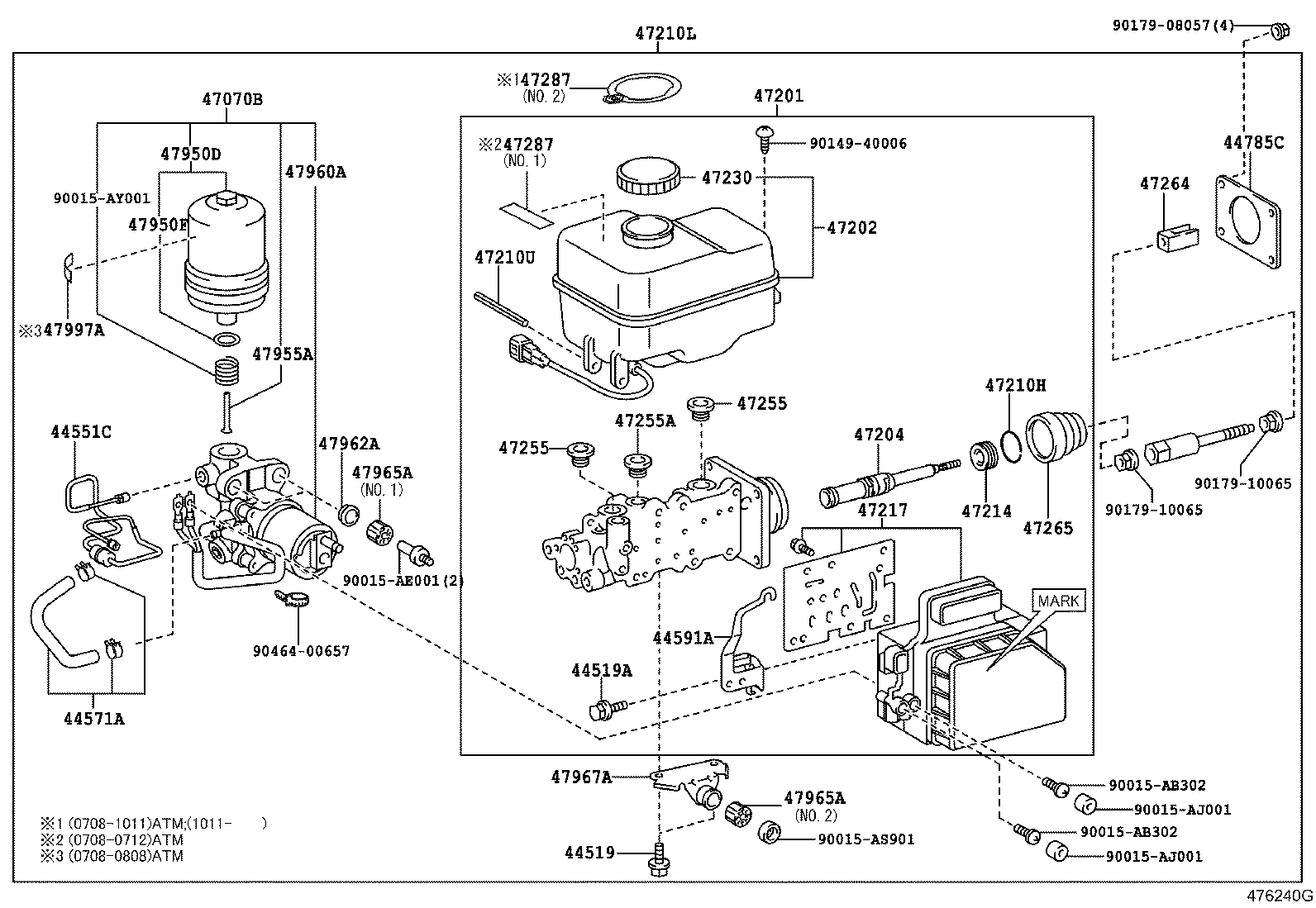  FJ CRUISER |  BRAKE MASTER CYLINDER