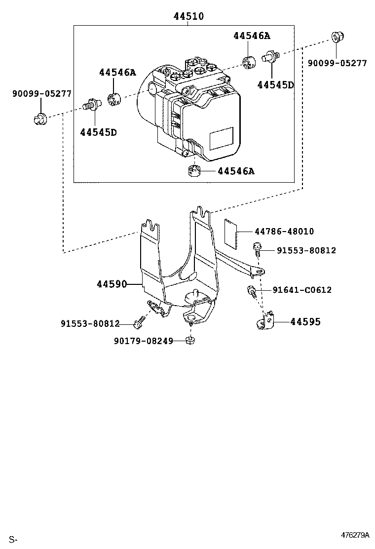  IS F |  BRAKE TUBE CLAMP