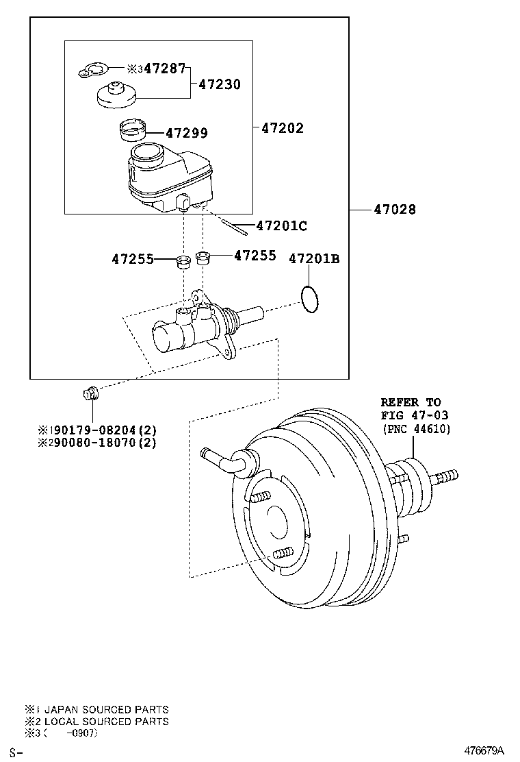  RAV4 NAP |  BRAKE MASTER CYLINDER