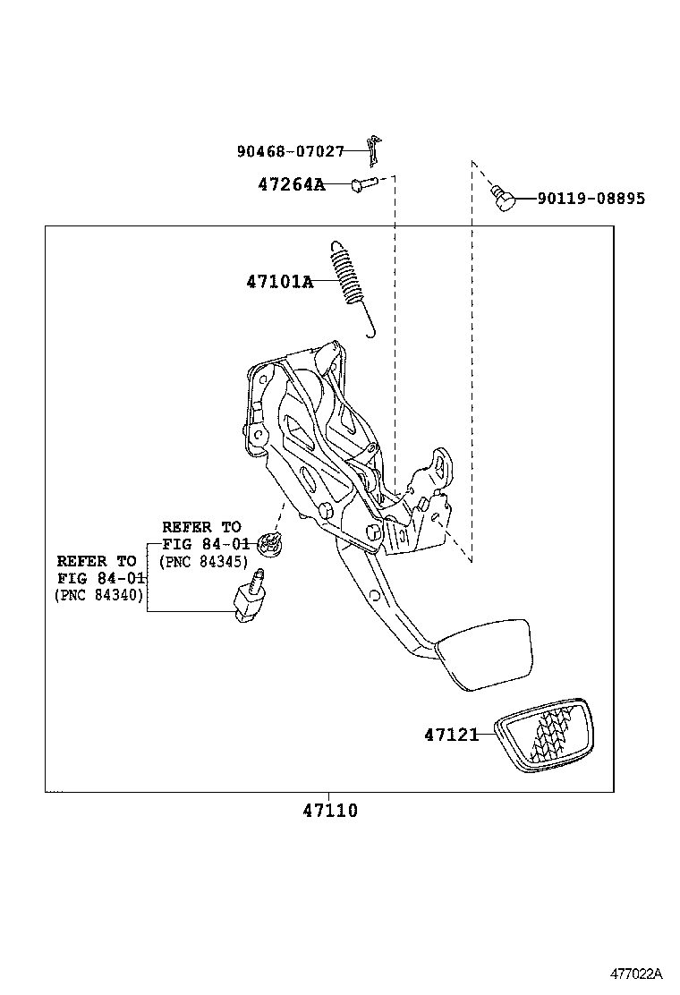  4RUNNER |  BRAKE PEDAL BRACKET