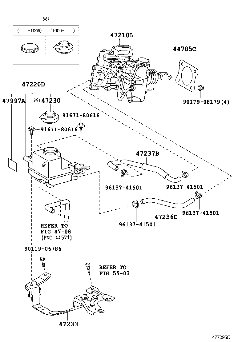  PRIUS PLUG IN HBD |  BRAKE MASTER CYLINDER