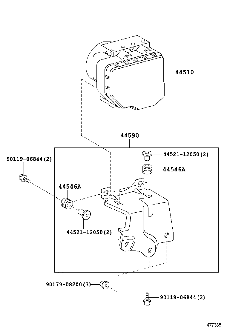  SCION TC |  BRAKE TUBE CLAMP