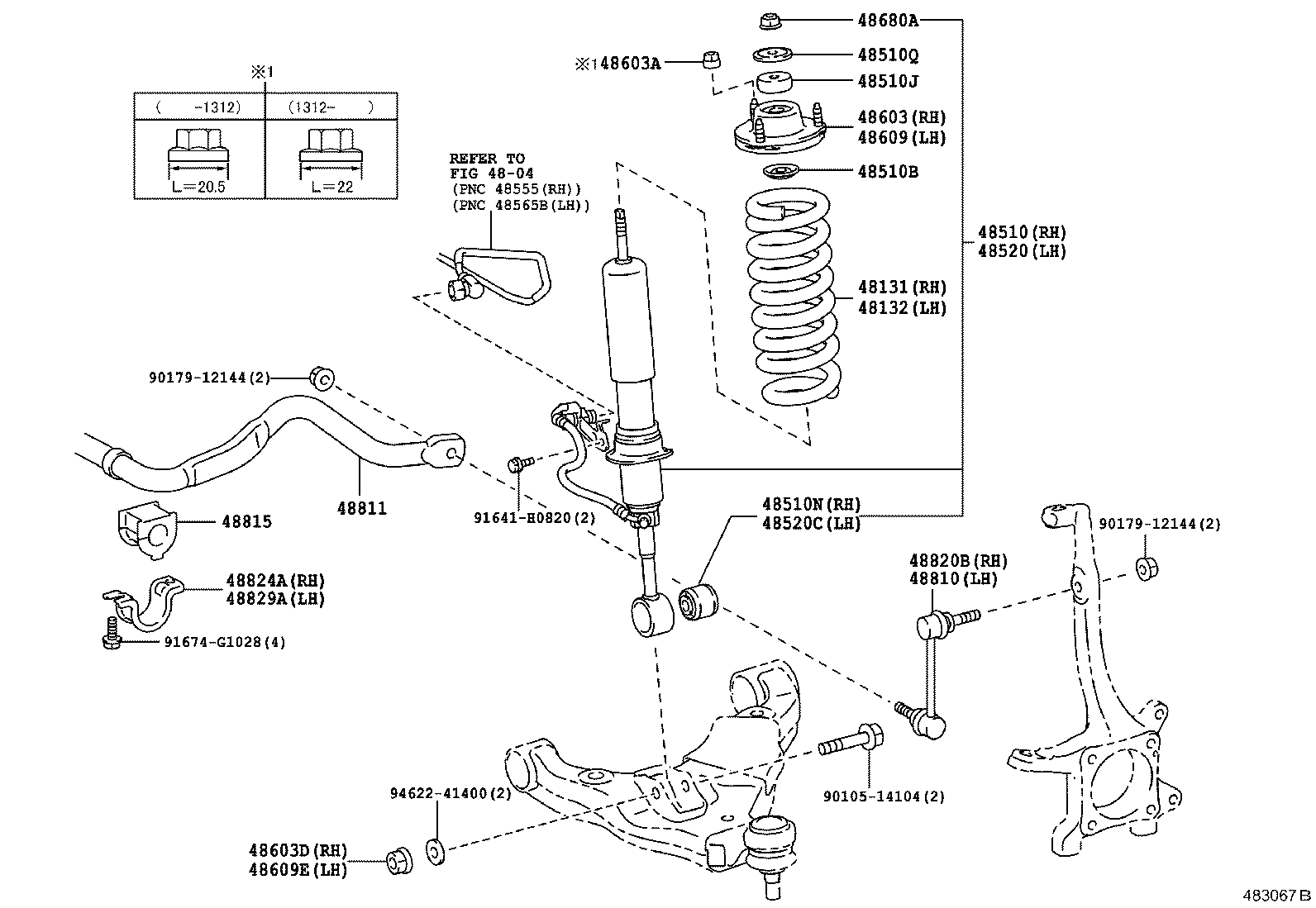  4RUNNER |  FRONT SPRING SHOCK ABSORBER