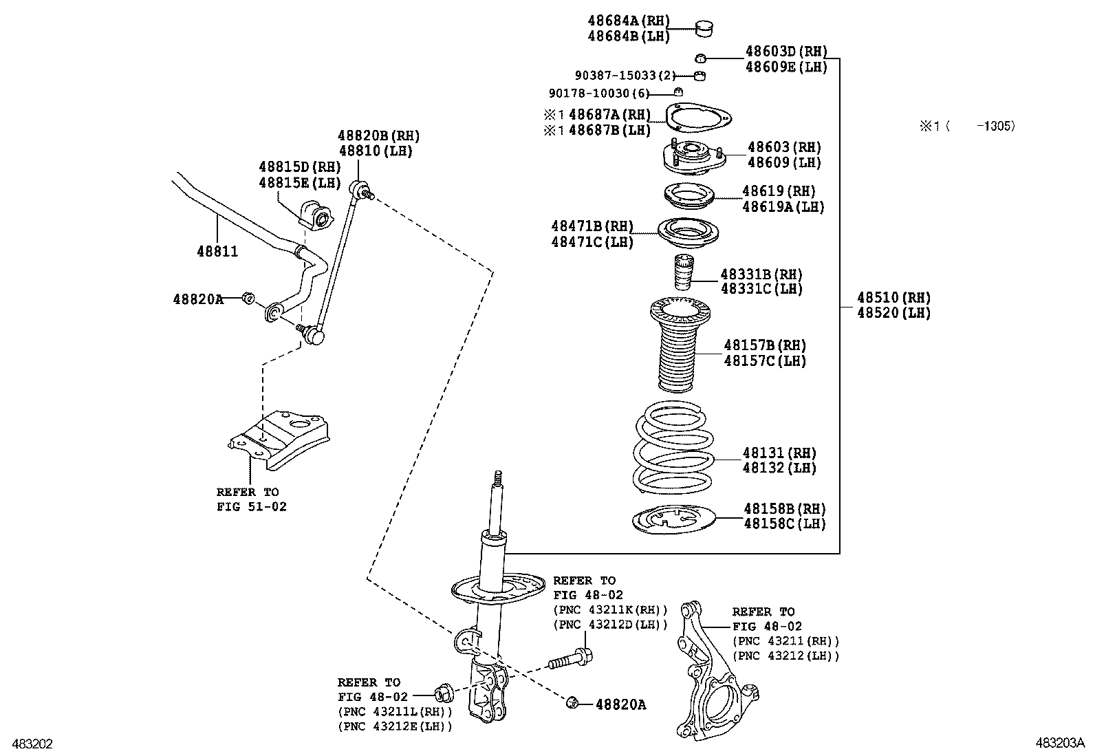  SCION TC |  FRONT SPRING SHOCK ABSORBER