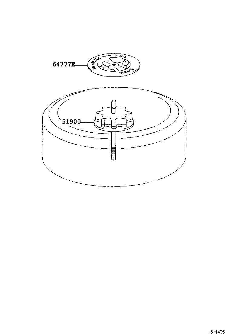  CAMRY JPP |  SPARE WHEEL CARRIER