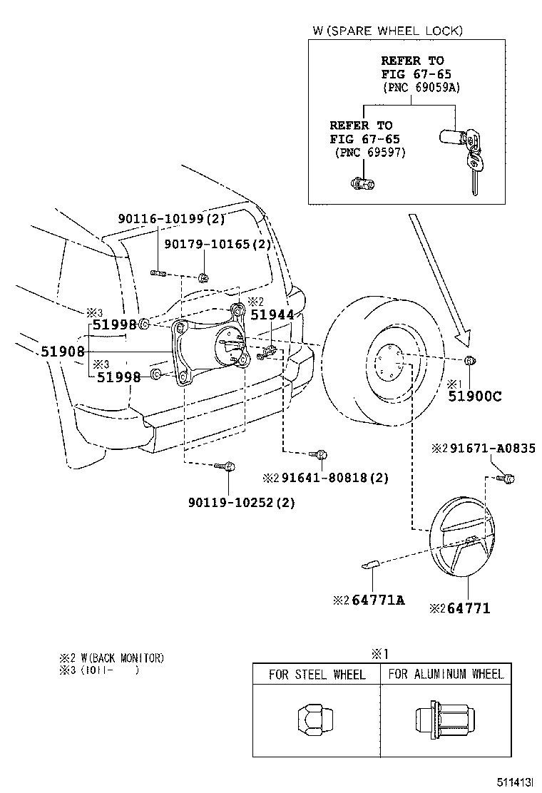  FJ CRUISER |  SPARE WHEEL CARRIER