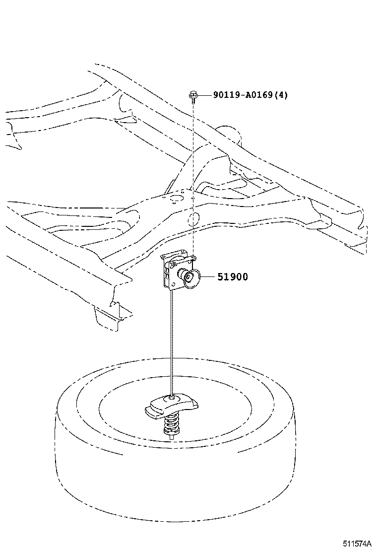  TUNDRA |  SPARE WHEEL CARRIER