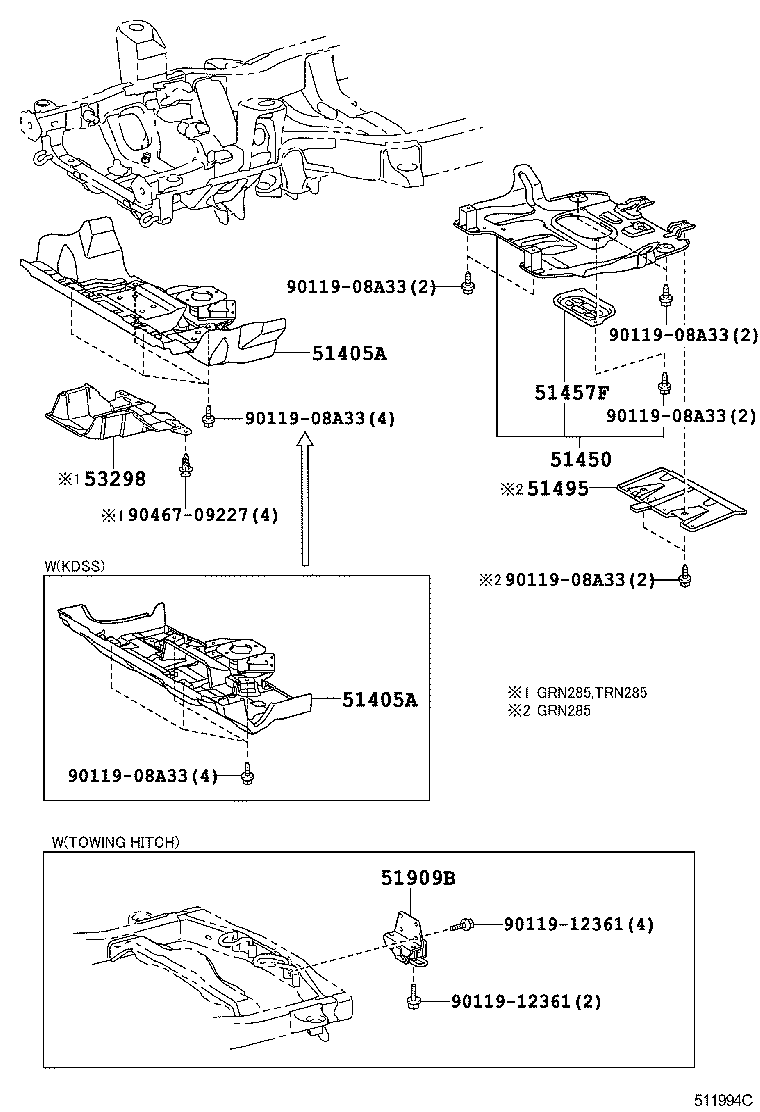  4RUNNER |  SUSPENSION CROSSMEMBER UNDER COVER