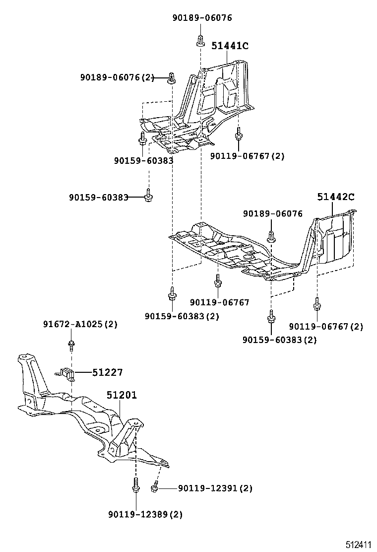  SCION XD |  SUSPENSION CROSSMEMBER UNDER COVER