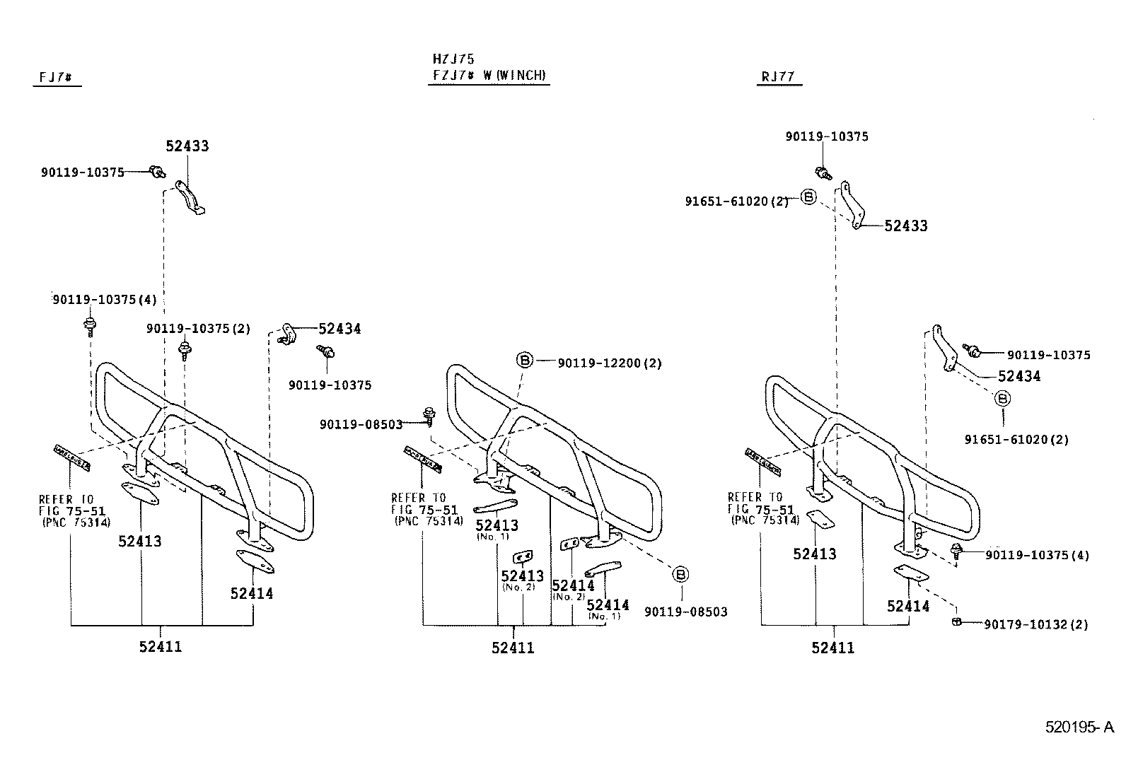  LAND CRUISER 70 |  FRONT BUMPER BUMPER STAY