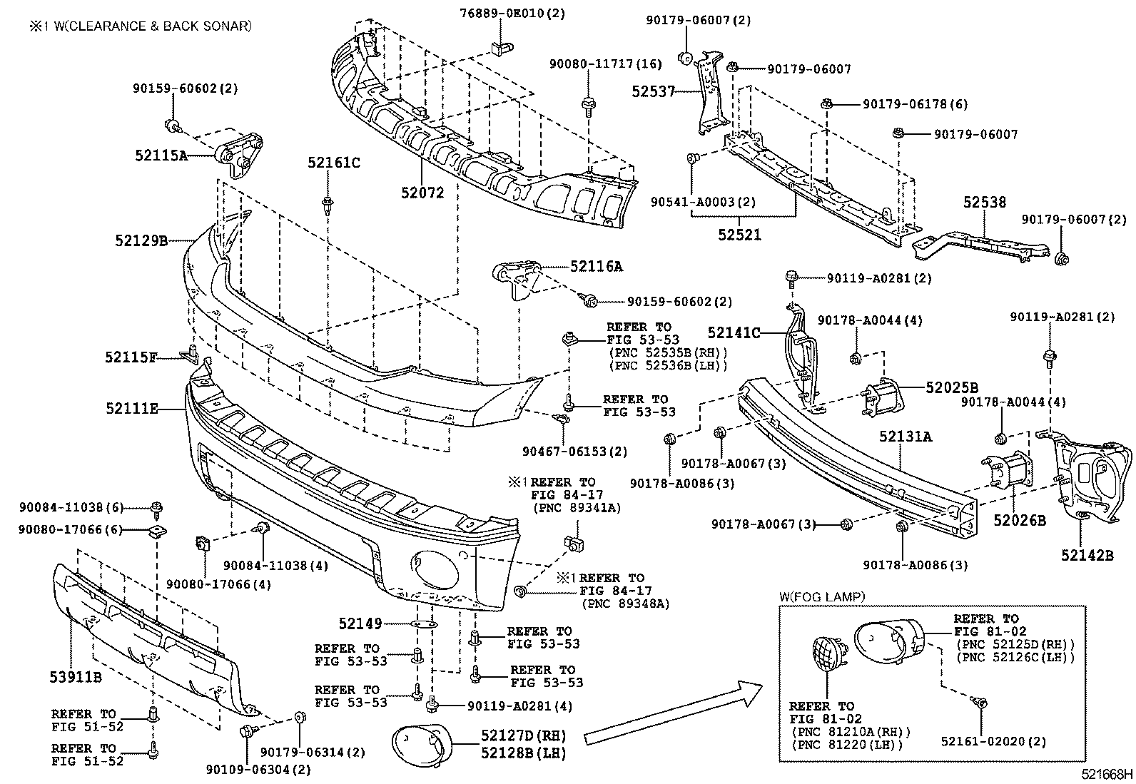  TUNDRA |  FRONT BUMPER BUMPER STAY