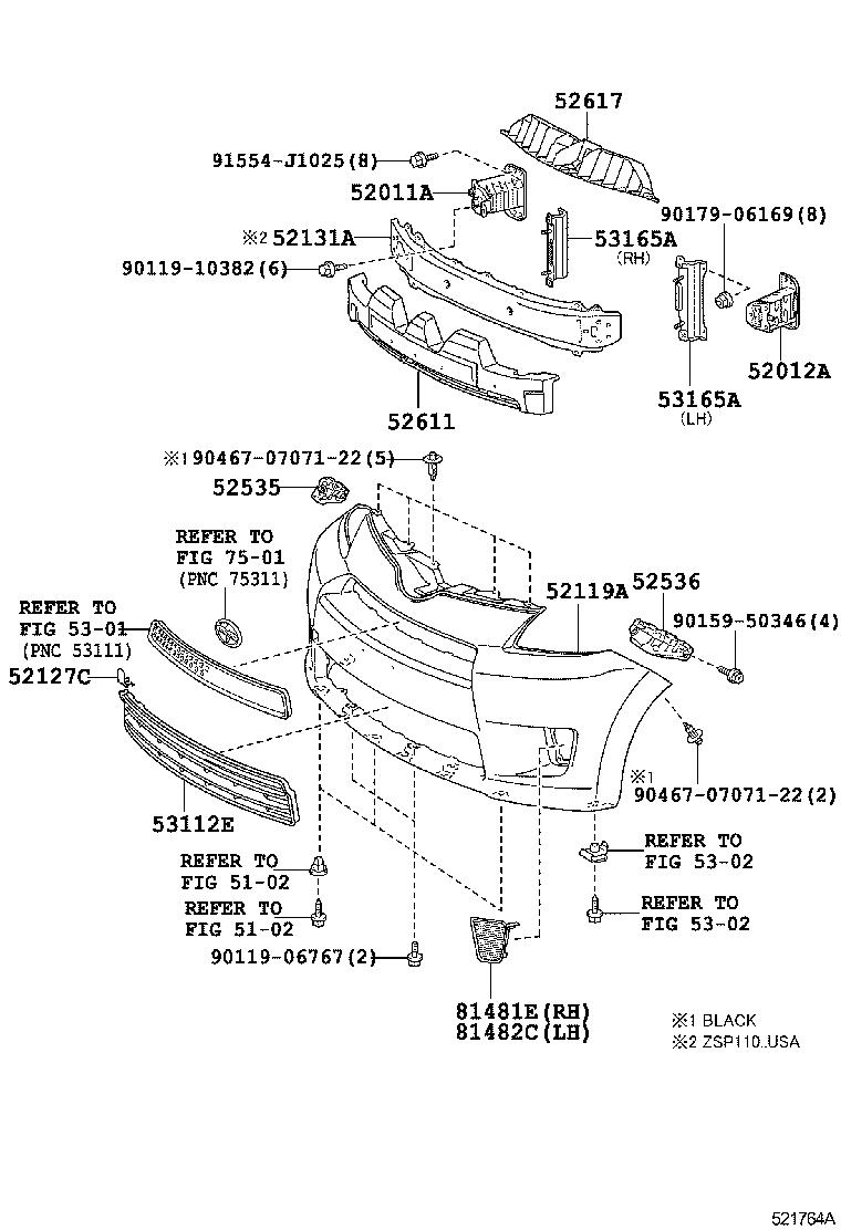  SCION XD |  FRONT BUMPER BUMPER STAY