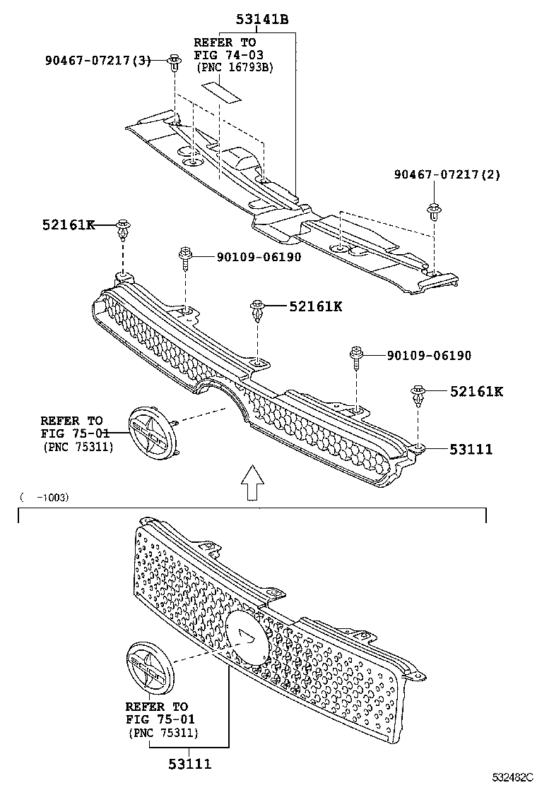  SCION XB |  RADIATOR GRILLE