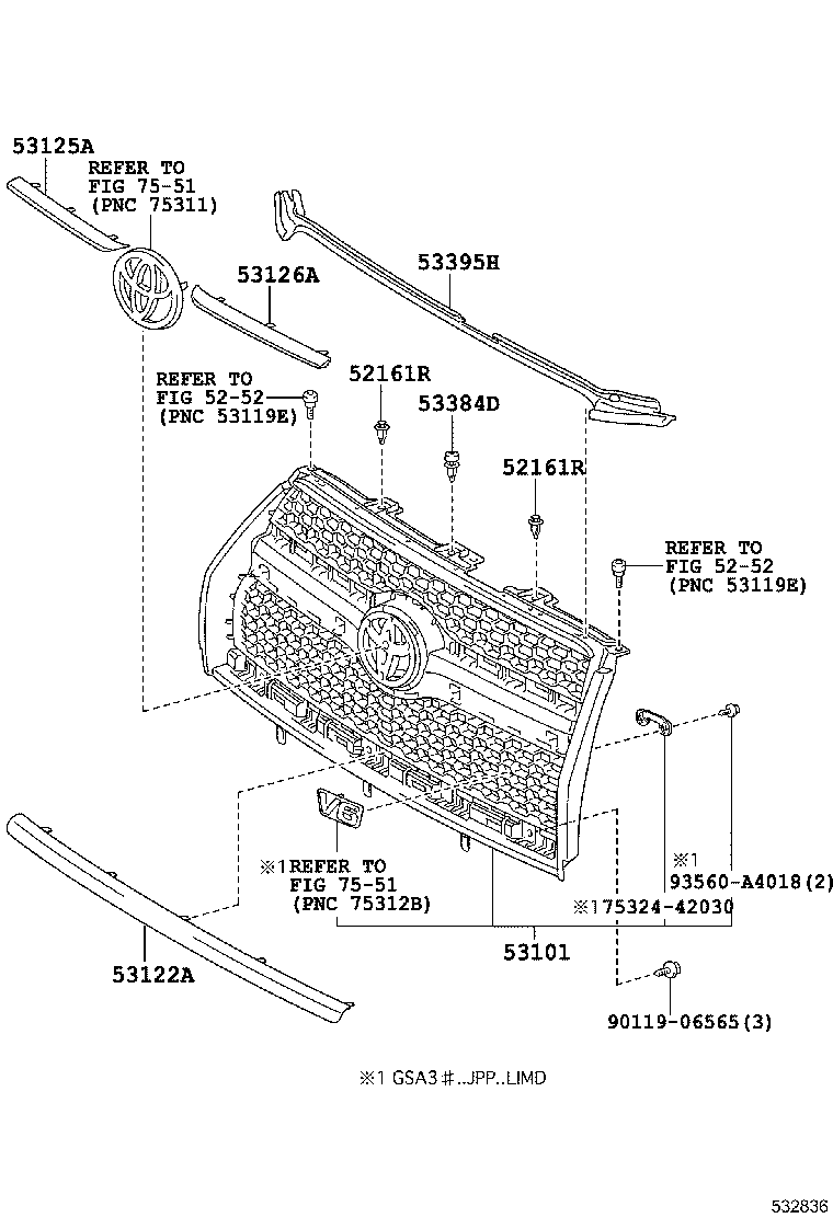  RAV4 JPP |  RADIATOR GRILLE