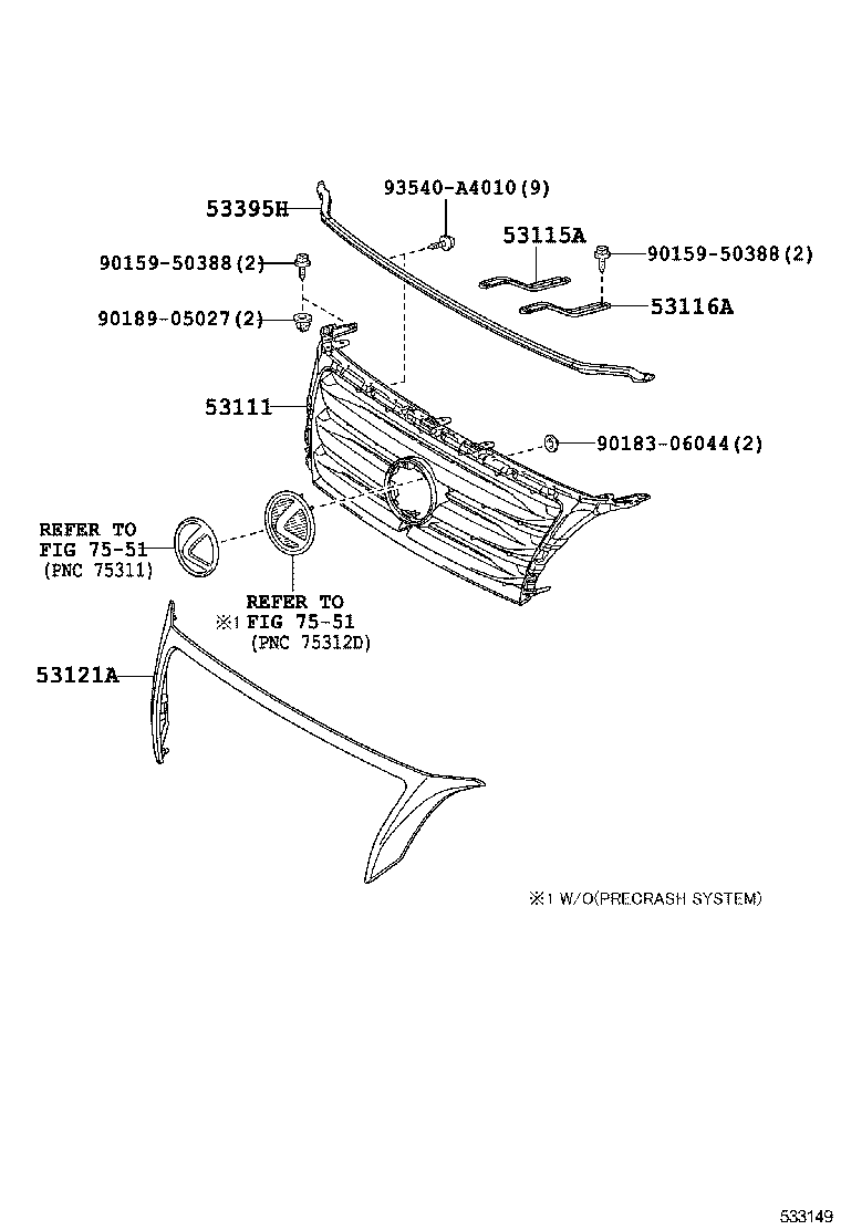  GX460 |  RADIATOR GRILLE
