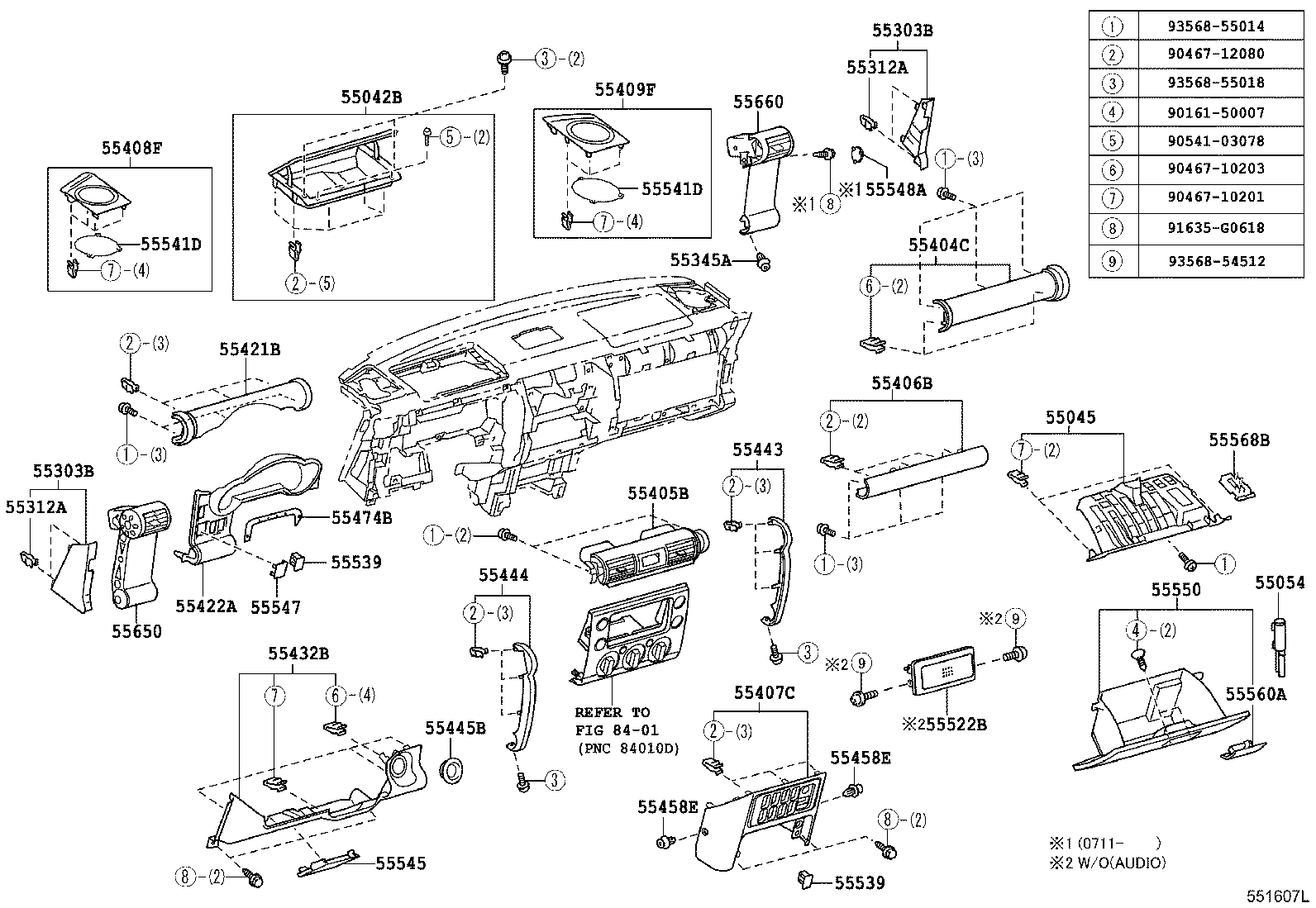  FJ CRUISER |  INSTRUMENT PANEL GLOVE COMPARTMENT