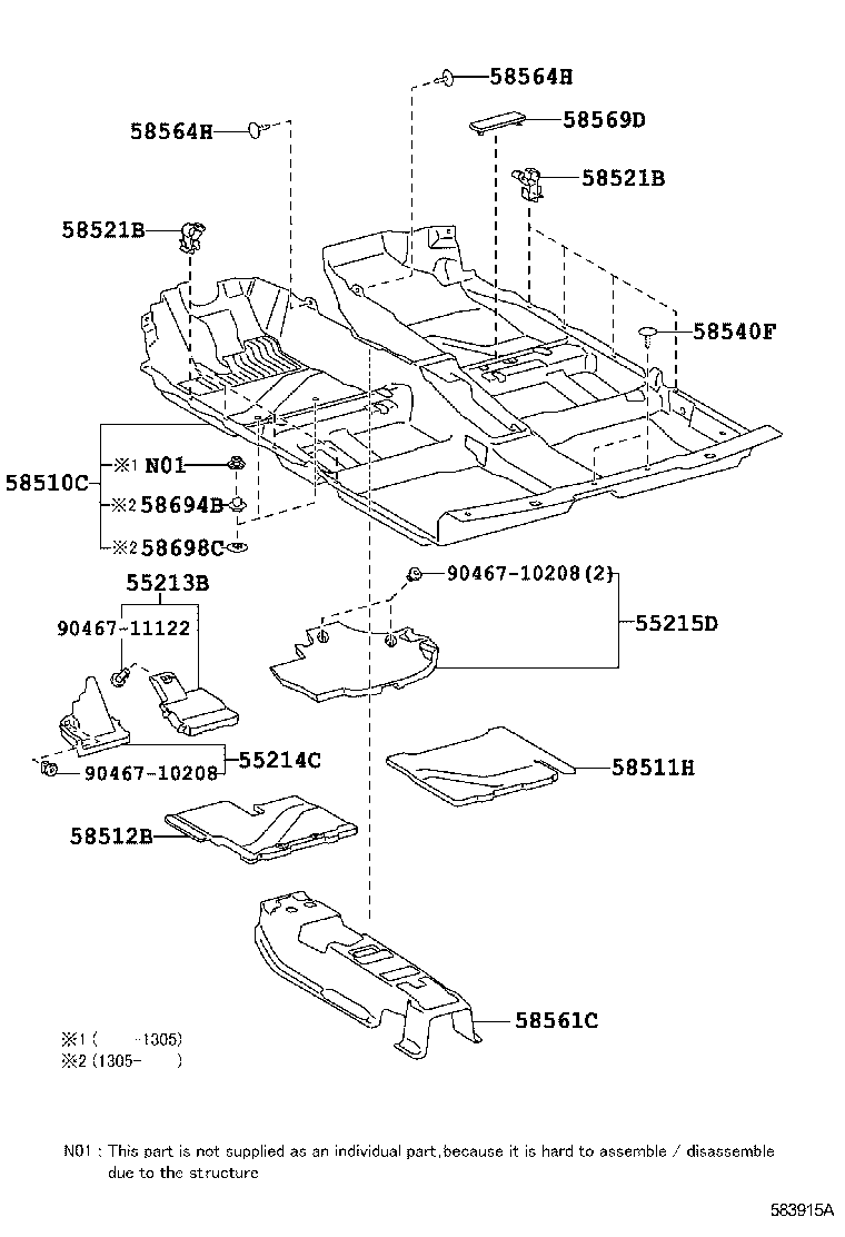  SCION TC |  MAT CARPET