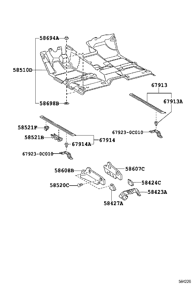  TUNDRA |  FLOOR MAT SILENCER PAD