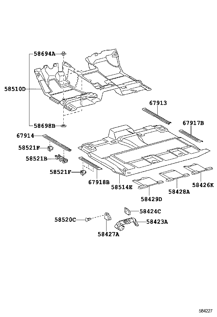  TUNDRA |  FLOOR MAT SILENCER PAD