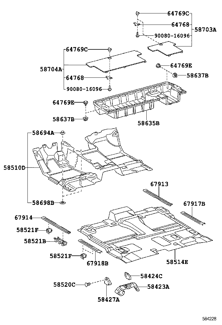  TUNDRA |  FLOOR MAT SILENCER PAD