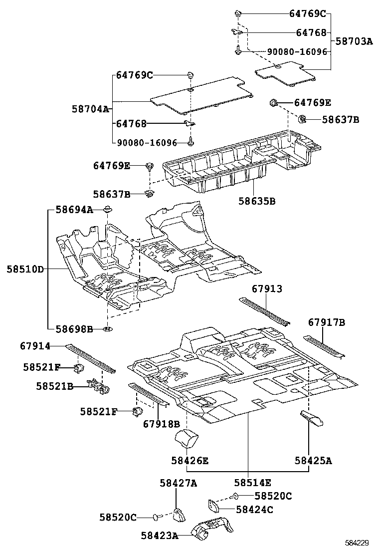  TUNDRA |  FLOOR MAT SILENCER PAD