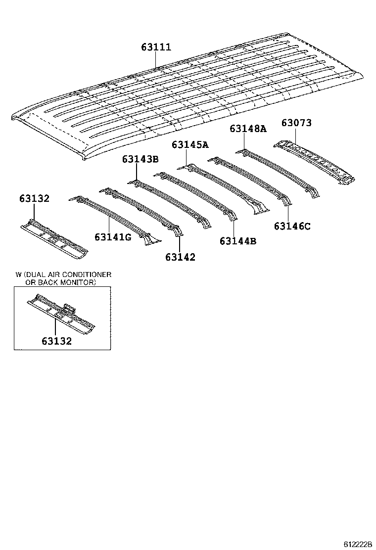  HIACE |  ROOF PANEL BACK PANEL